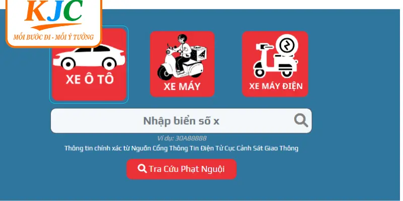 Tra Cứu Phạt Nguội 2026 - Kiểm Tra Vi Phạm Nhanh - KJC - GATX.MOBI