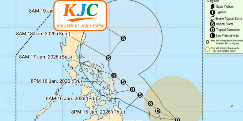 Áp Thấp Nhiệt Đới Gần Biển Đông | KJC 14/1 News - KJC - GATX.MOBI